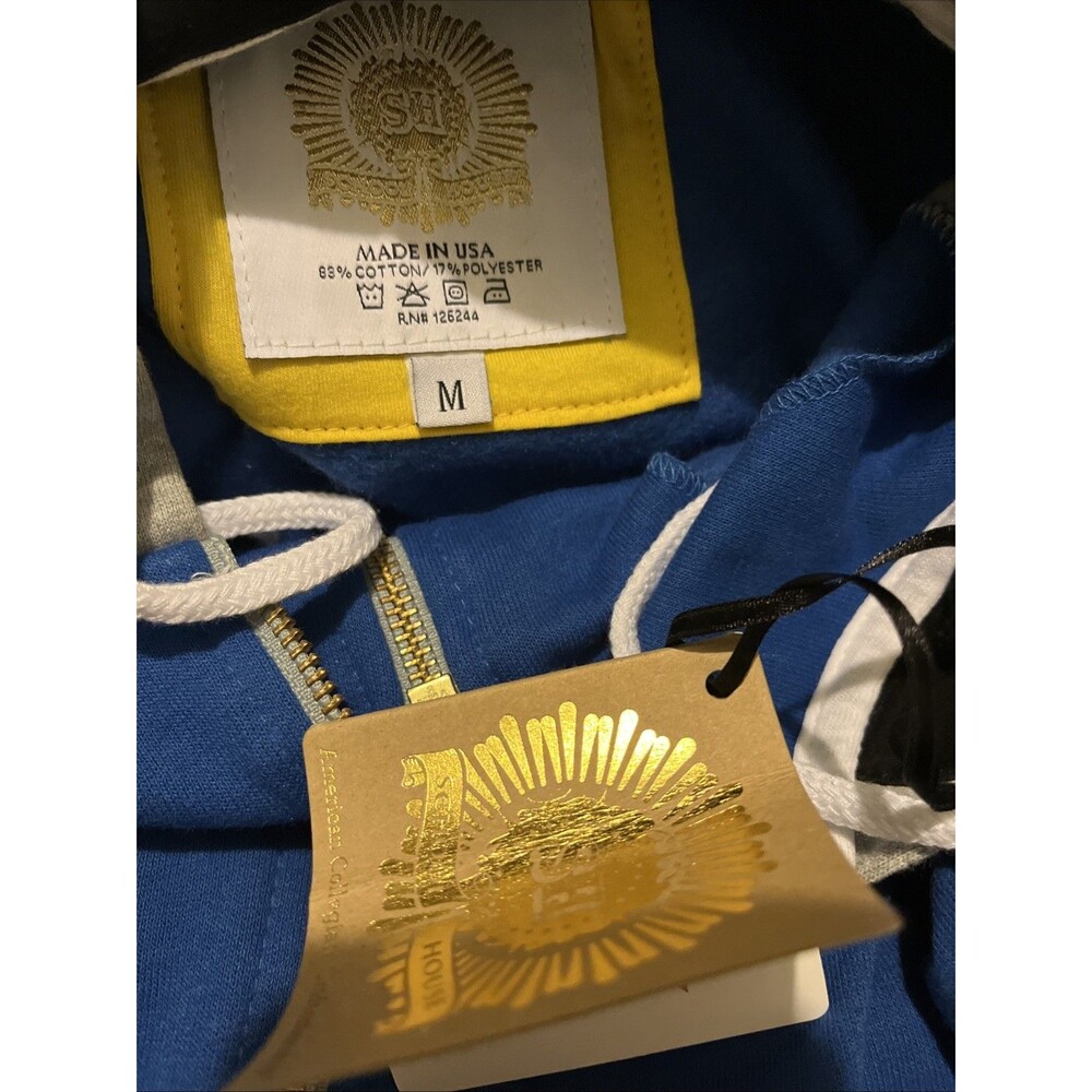 Widener University Women's Raglan Full Zip Sweat Hoodie Multi-Color - Picture 13 of 13